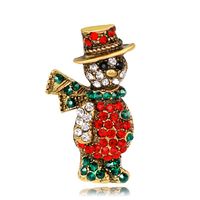 Christmas Tree Santa Brooch Boots Snowman Sleigh Bell Boutonniere Nhdr142841 sku image 39