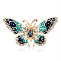 Japon Et Corée Du Sud Vente Chaude Produit Personnalisé Dripping Huile Colorisation Papillon Broche De Mode Animal Corsage Vêtements Accessoires Spot Lot sku image 1