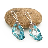 New Hollow Resin Long Earrings Nhgo142991 sku image 2