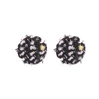 Fashion Color Wool Ball Stud Earrings Nhjq143003 sku image 3