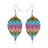Stylish Geometric Colorful Aluminum Earrings Nhgo143151 sku image 2