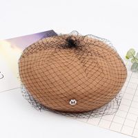 Wild Pumpkin Hat Literary Vintage Wool Painter Hat Nhxo143423 sku image 4