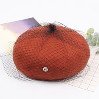 Wild Pumpkin Hat Literary Vintage Wool Painter Hat Nhxo143423 sku image 5