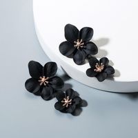 Ins Koreanische Kleine Frische Blumen Ohrringe Weibliche Böhmische Mehrfarbige Zweilagige Lange Ohrringe Europäische Und Amerikanische Earring main image 4