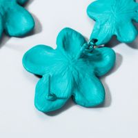 Ins Koreanische Kleine Frische Blumen Ohrringe Weibliche Böhmische Mehrfarbige Zweilagige Lange Ohrringe Europäische Und Amerikanische Earring main image 5