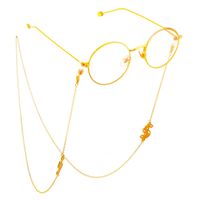 Golden Dollar Symbol Hand Gefertigte Brillen Kette Sonnenbrille, Exquisite Accessoires, Rutsch Feste Dekorative Rahmen Zubehör main image 4