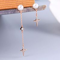 Fashion Wild Beads Long Face Thin Earrings Nhqd143707 main image 5