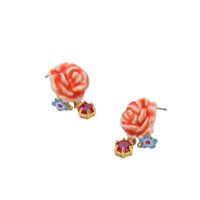 Clear And Simple Simple Flower Lady Earrings Nhqd143722 main image 3