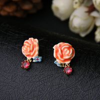 Clear And Simple Simple Flower Lady Earrings Nhqd143722 main image 5