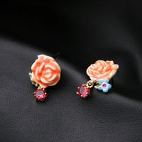 Clear And Simple Simple Flower Lady Earrings Nhqd143722 main image 6