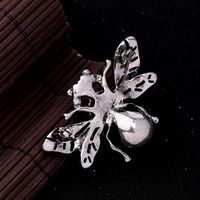 Vintage Shiny Rhinestone Personality Insect Texture Brooch Nhqd143740 main image 5