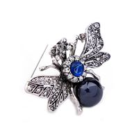 Vintage Shiny Rhinestone Personality Insect Texture Brooch Nhqd143740 main image 6