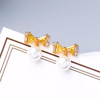 Fashion Simple Beads Plated Alloy Earrings Nhqd143826 main image 3