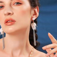 Womens Drop Shaped Rhinestone Alloy Earrings Nhqd143849 main image 1