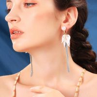 Womens Drop Shaped Rhinestone Alloy Earrings Nhqd143849 main image 4