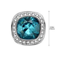 Womens Geometric Inlay Imitated Crystal Alloy Earrings Nhlj143865 main image 4