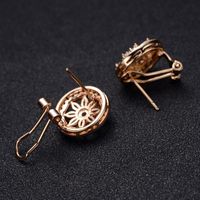 Stylish Luxury Inlaid Austrian Imitated Crystal High-end Ear Clips Nhlj143889 main image 3