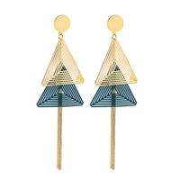 Womens Geometric Electroplated Copper Earrings Nhqd143893 main image 6