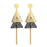 Womens Geometric Electroplated Copper Earrings Nhqd143893 main image 9