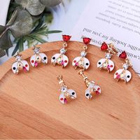 Stylish And Simple Ladybug Ear Clip Without Pierced Ears Nhqd143920 main image 5