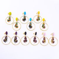 Temperament Colorful Butterfly Forest Earrings Nhqd143927 main image 1