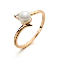 Fashion Simple Alloy-plated Beads Ring Nhlj143932 main image 1