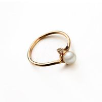 Fashion Simple Alloy-plated Beads Ring Nhlj143932 main image 3