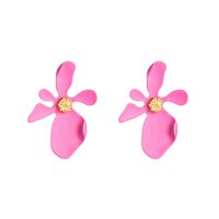 Lovely Alloy Flowers Stud Earrings Nhln143516 sku image 3