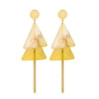 Womens Geometric Electroplated Copper Earrings Nhqd143893 sku image 1