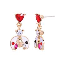 Stylish And Simple Ladybug Ear Clip Without Pierced Ears Nhqd143920 sku image 3