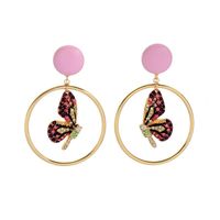 Temperament Colorful Butterfly Forest Earrings Nhqd143927 sku image 1