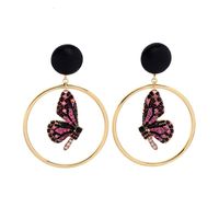 Temperament Colorful Butterfly Forest Earrings Nhqd143927 sku image 5