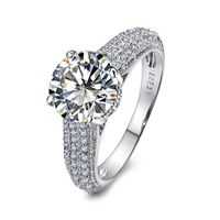 Sleek Minimalist Micro-inlaid Zircon Ring Nhlj143937 sku image 9