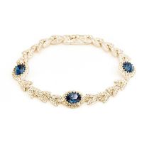 Fashion Vintage Palace Wind Olive Branch Imitated Crystal Bracelet Nhlj143940 sku image 3