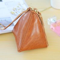 Pu Leather Tweezers Solid Color Stitching Purse Nhni144131 main image 7