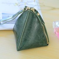Pu Leather Tweezers Solid Color Stitching Purse Nhni144131 main image 10