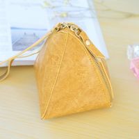 Pu Leather Tweezers Solid Color Stitching Purse Nhni144131 main image 11