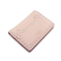 Simple Stitching Threaded Ultra-thin Two Fold Wallet Nhni144167 main image 3