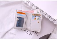 Simple Stitching Threaded Ultra-thin Two Fold Wallet Nhni144167 main image 6