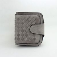 Woven Pu Leather Simple Oil Side Buckle Multi-card Multi-function Short Wallet Nhni144184 main image 10