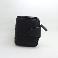 Woven Pu Leather Simple Oil Side Buckle Multi-card Multi-function Short Wallet Nhni144184 main image 11