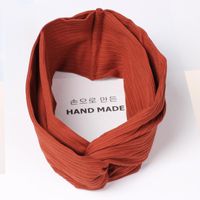 Simple Solid Color Knitted Cross Hair Band Nhou144216 main image 1