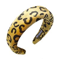 Hot Sale Schwamm Leoparden Muster Stirnband Kopf Knopf Ins Europäische Und Amerikanische Internet-prominente Mit Dem Gleichen Stil Kopfschmuck One-sale C560 main image 6
