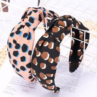 New Leopard Knotted Headband Nhou144319 main image 1