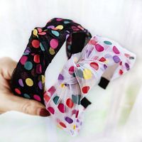 Fashion Color Wave Point Knotted Headband Nhou144343 main image 1