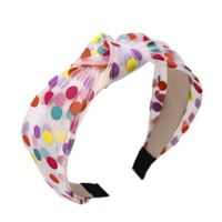 Fashion Color Wave Point Knotted Headband Nhou144343 main image 6