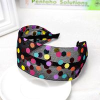 Color Wave Point Bow Knotted Headband Nhou144352 main image 7