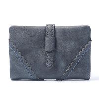 Korean Short Solid Color Pu Leather Zip Coin Purse Nhni144156 sku image 4