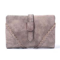 Korean Short Solid Color Pu Leather Zip Coin Purse Nhni144156 sku image 2
