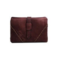 Korean Short Solid Color Pu Leather Zip Coin Purse Nhni144156 sku image 6